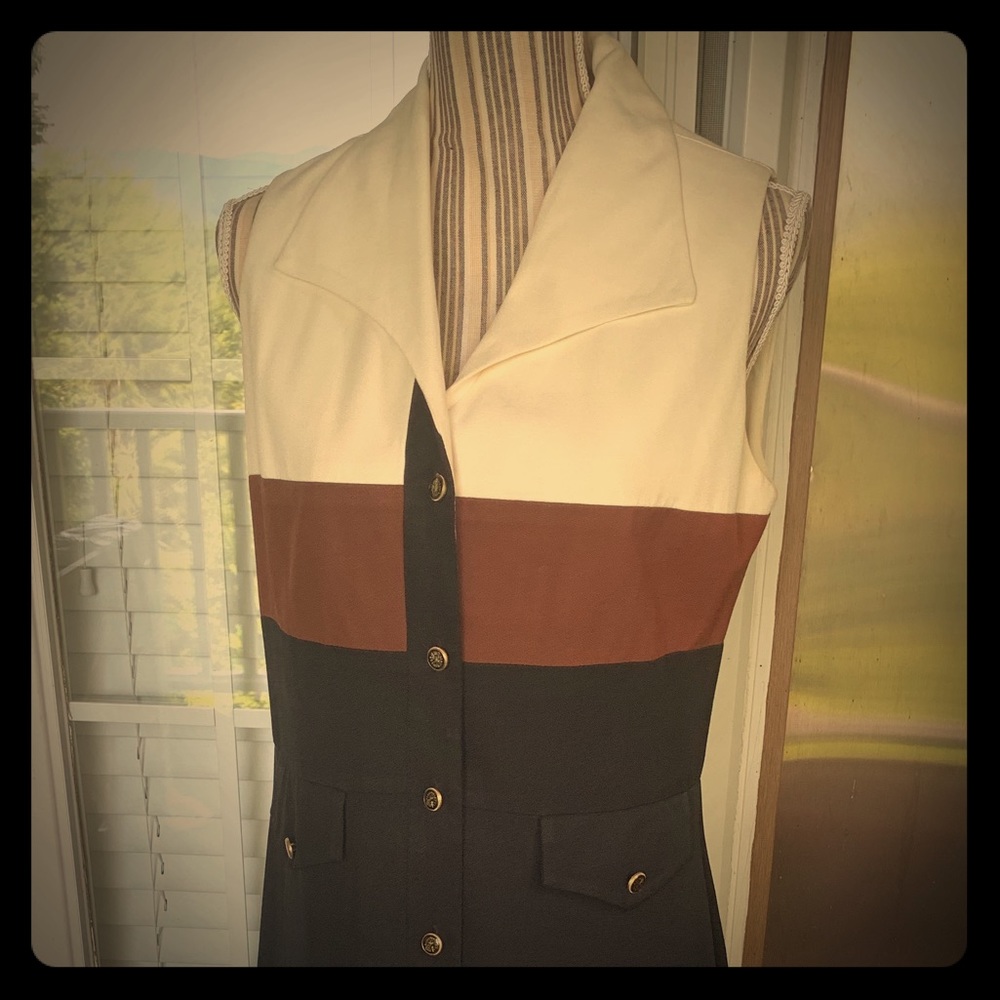 Julian Taylor modern stripe dress